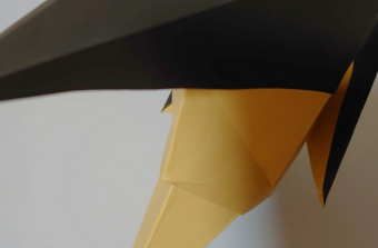 origami face Pompadour