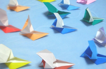 paper sailboat